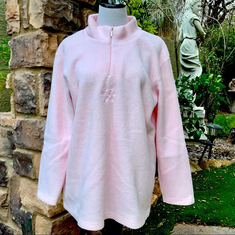 Coldwater Creek baby pink pullover